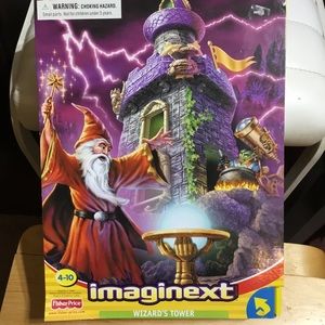Imaginext Wizard’s Tower, use your crystal ball, light up your telescope,